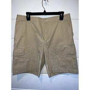 Lauren Ralph Lauren Women's Khaki Cargo Shorts Size 12 Cotton‎ Blend